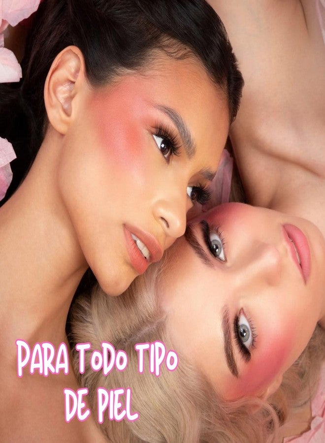 PINK UP | Liquid Blush | Long-Lasting Liquid Blush | Non-Greasy | Highly Pigmented | Suitable for All Skin Types | Matte Colors | Subtle Shimmer Highlights | Shade: Pink Cheeks| 6ml | Model PKLB08 - Image 4